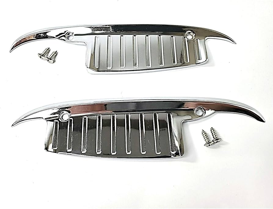 1964 インパラ　ドア　ネイルガード Octane Lighting Door Handle Nail Guards Knuckle Shields Trim